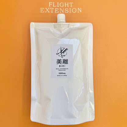美離（BIRI） シールエクステ専用リムーバー 1000mL［業務用］“ビリビリで剥がせる・美しく離れる” シールエクステをストレスなくオフできる、プロ仕様のリムーバー。