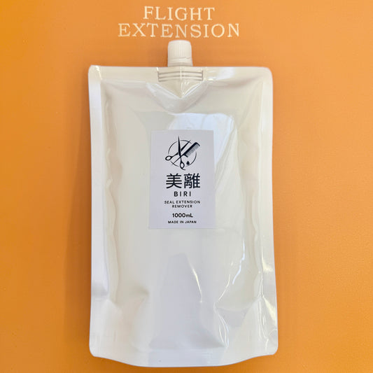美離（BIRI） シールエクステ専用リムーバー 1000mL［業務用］“ビリビリで剥がせる・美しく離れる” シールエクステをストレスなくオフできる、プロ仕様のリムーバー。