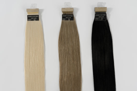 人毛100% ファーストクラス シールエクステ 55cm 40本入 - プレミアム品質