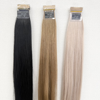 人毛100% ファーストクラス シールエクステ 55cm 40本入 - プレミアム品質